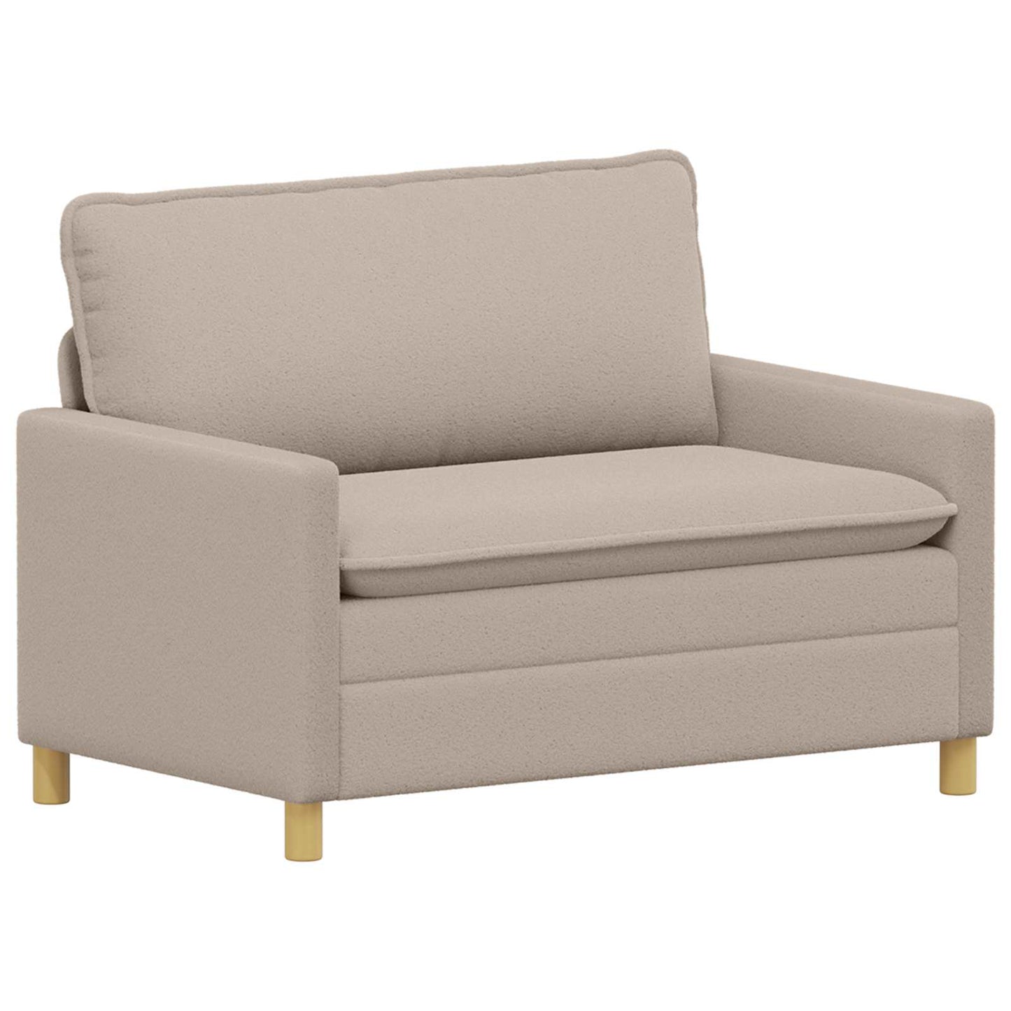 Divano Grigio Chiaro 126 x 81 x 87,5 cm Tessuto
