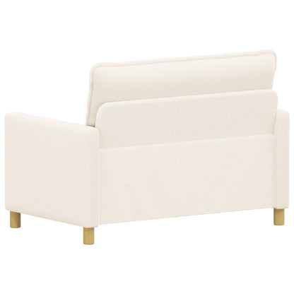 Divano Crema 126 x 81 x 87,5 cm Tessuto | homemem39