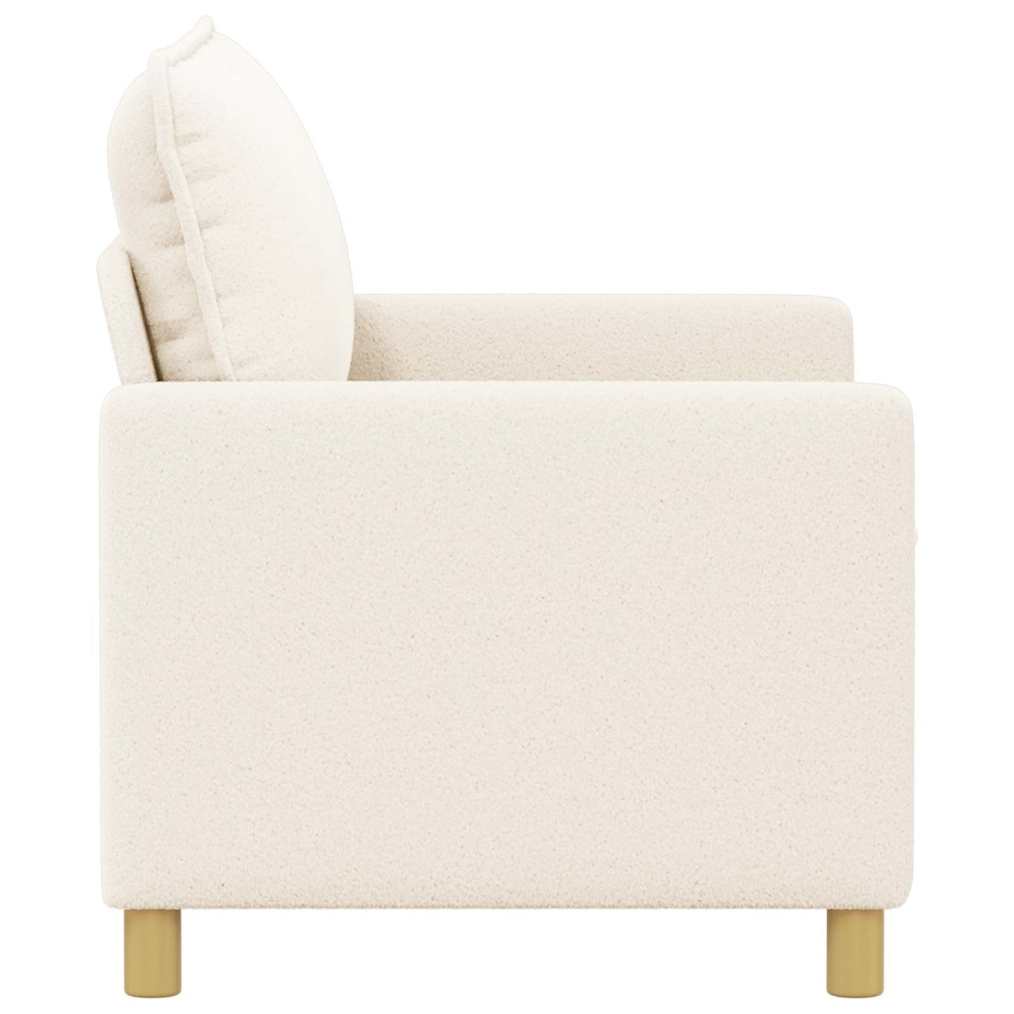 Divano Crema 126 x 81 x 87,5 cm Tessuto | homemem39