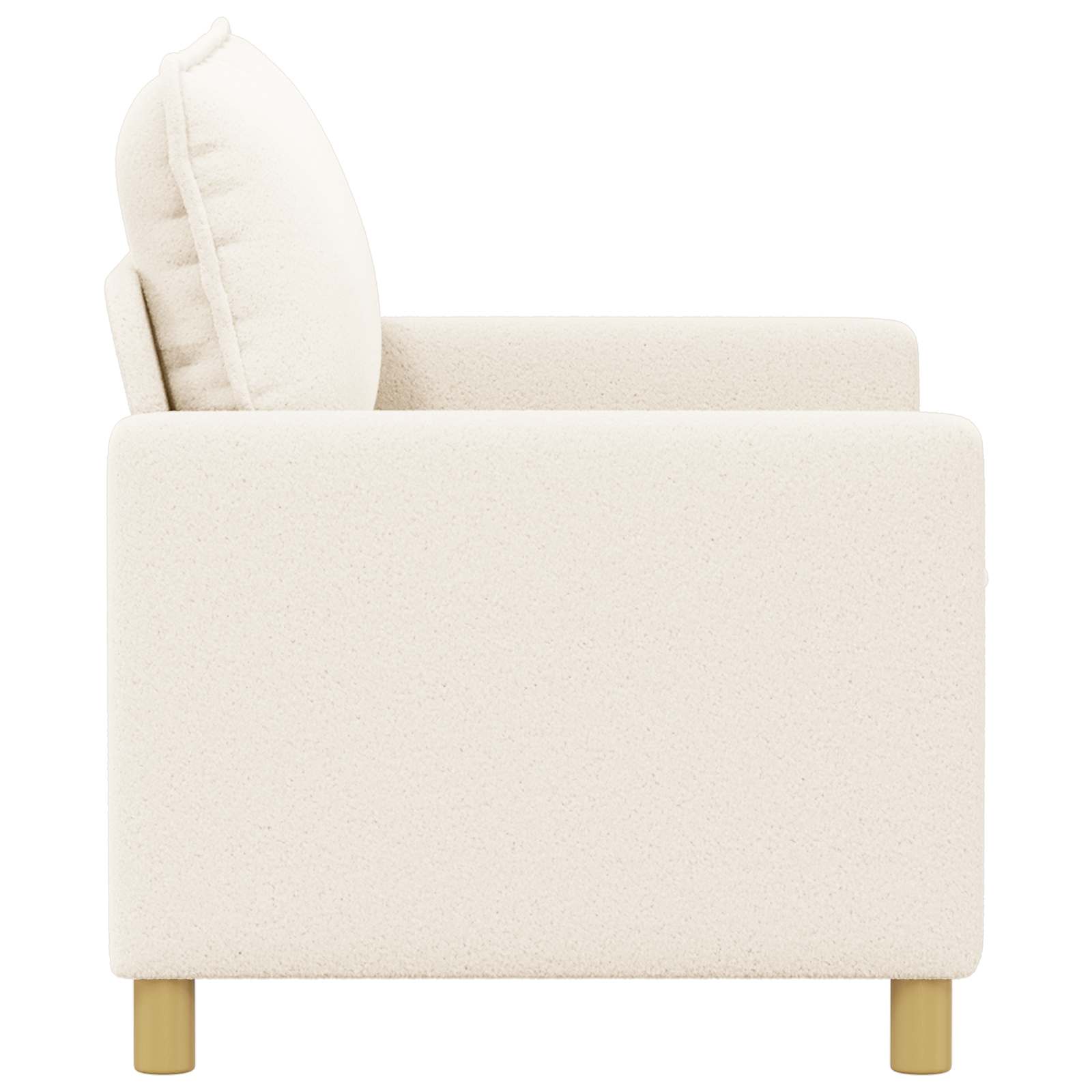 Divano Crema 126 x 81 x 87,5 cm Tessuto | homemem39