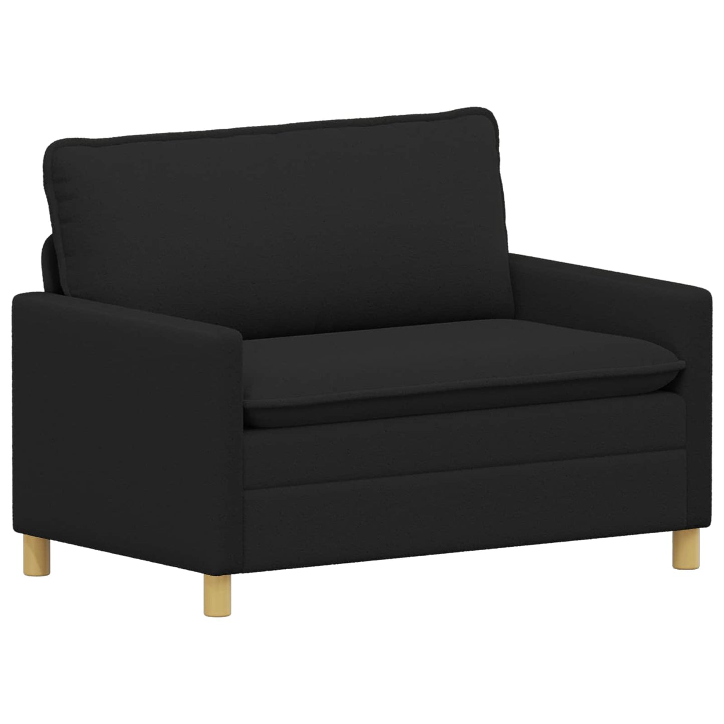 Divano Nero 126 x 81 x 87,5 cm Tessuto | homemem39