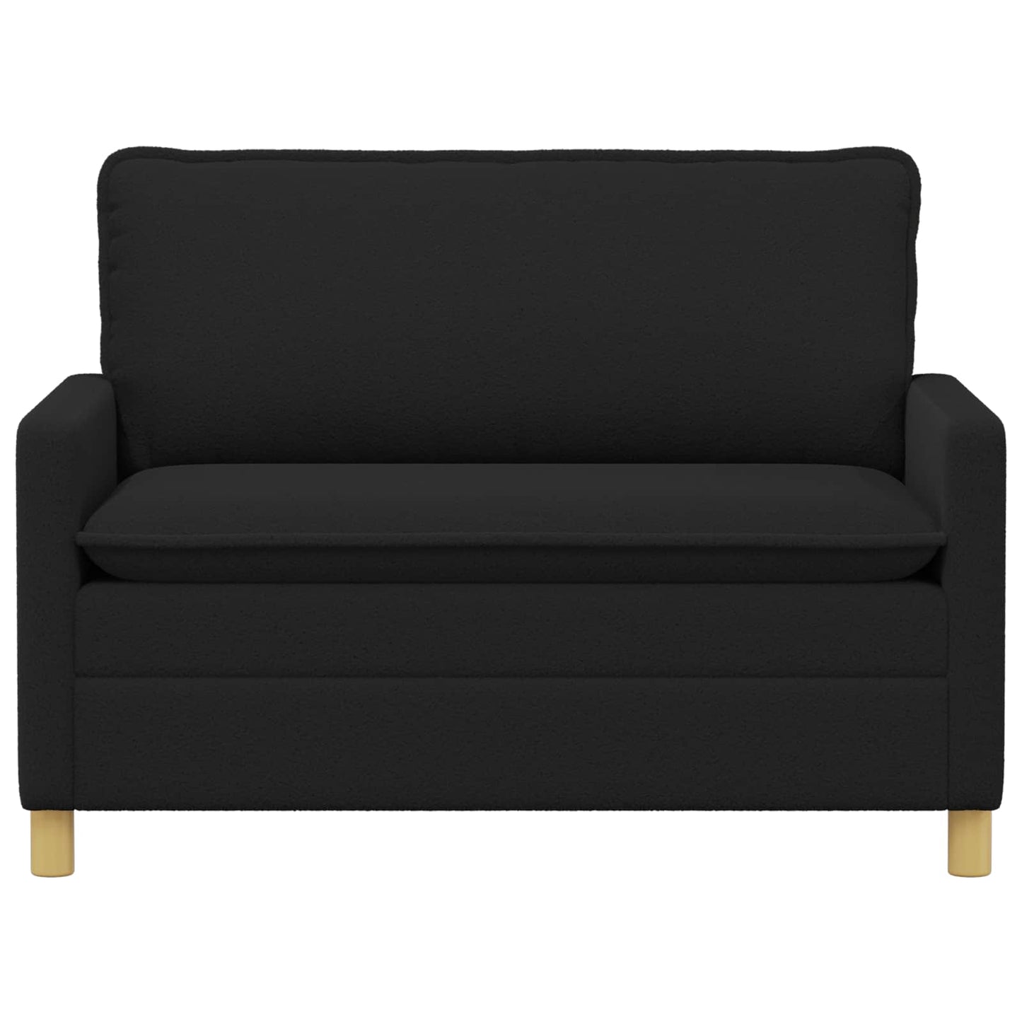 Divano Nero 126 x 81 x 87,5 cm Tessuto | homemem39