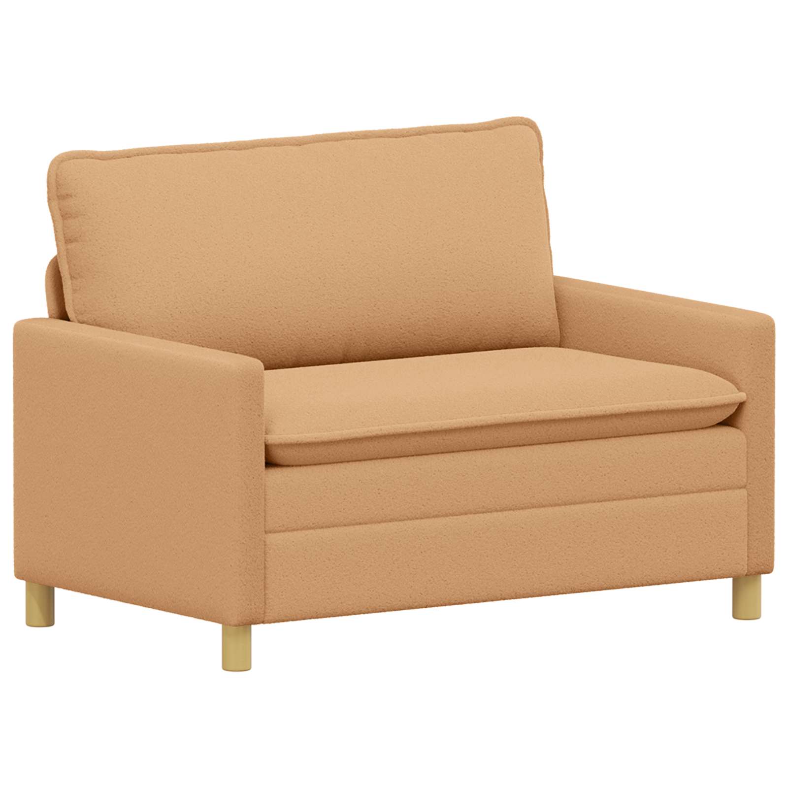 Divano Beige 126 x 81 x 87,5 cm Tessuto | homemem39