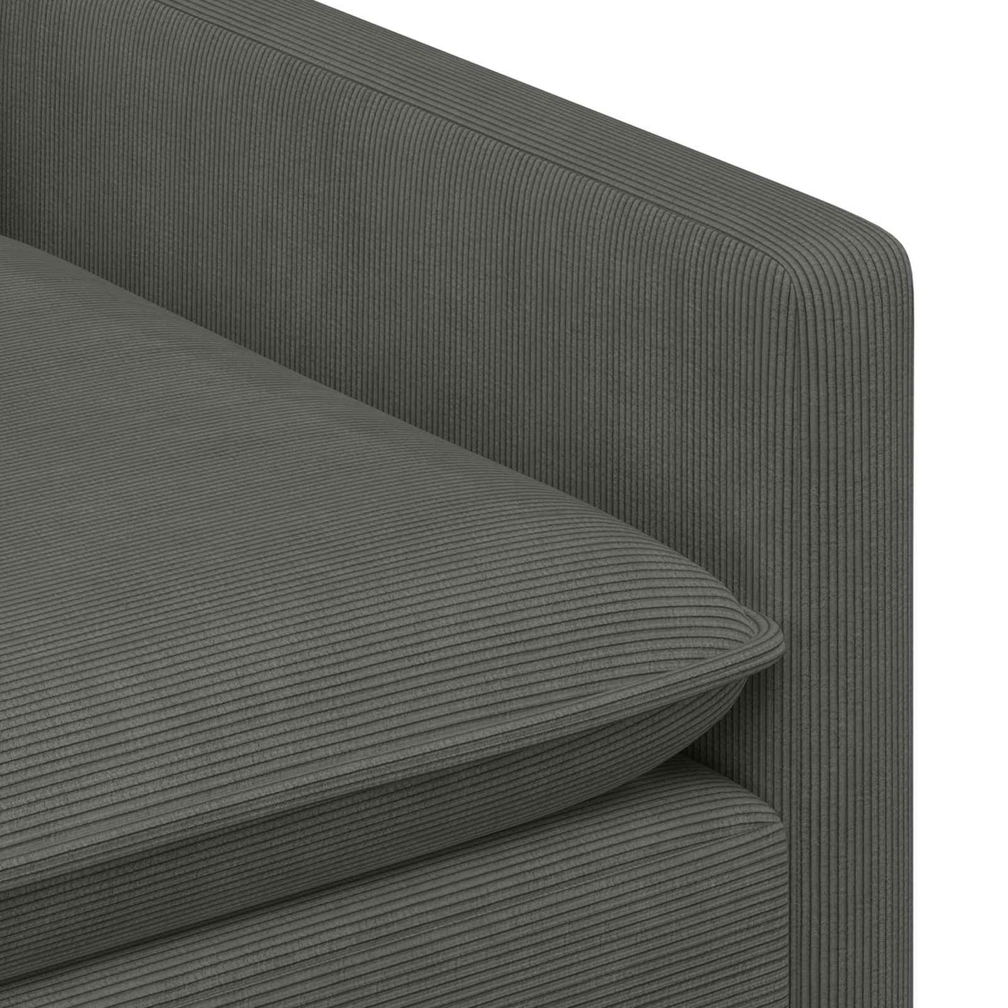 Divano Grigio Scuro 126 x 81 x 87,5 cm Tessuto | homemem39