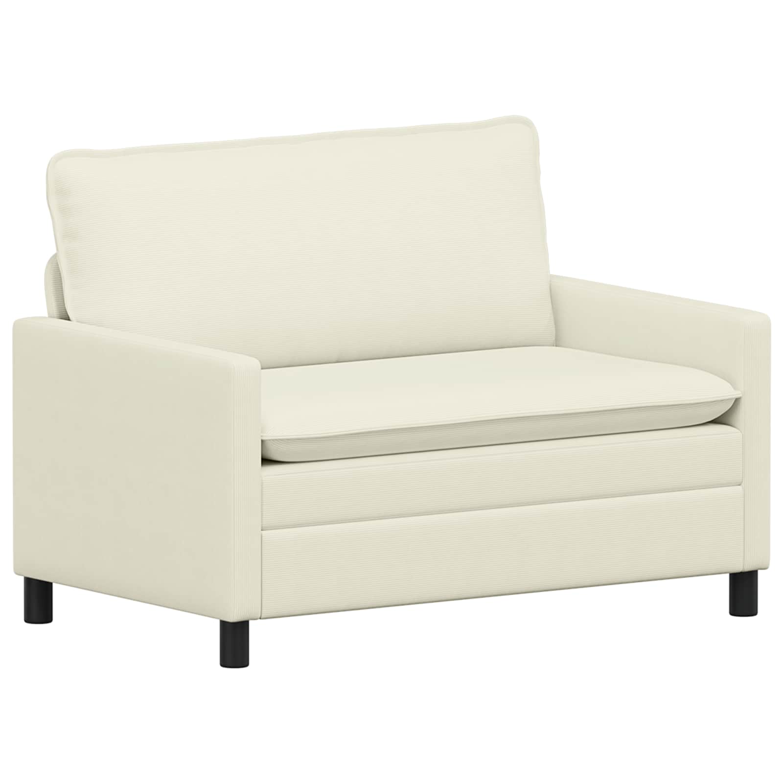 Divano Crema 126 x 81 x 87,5 cm Tessuto | homemem39