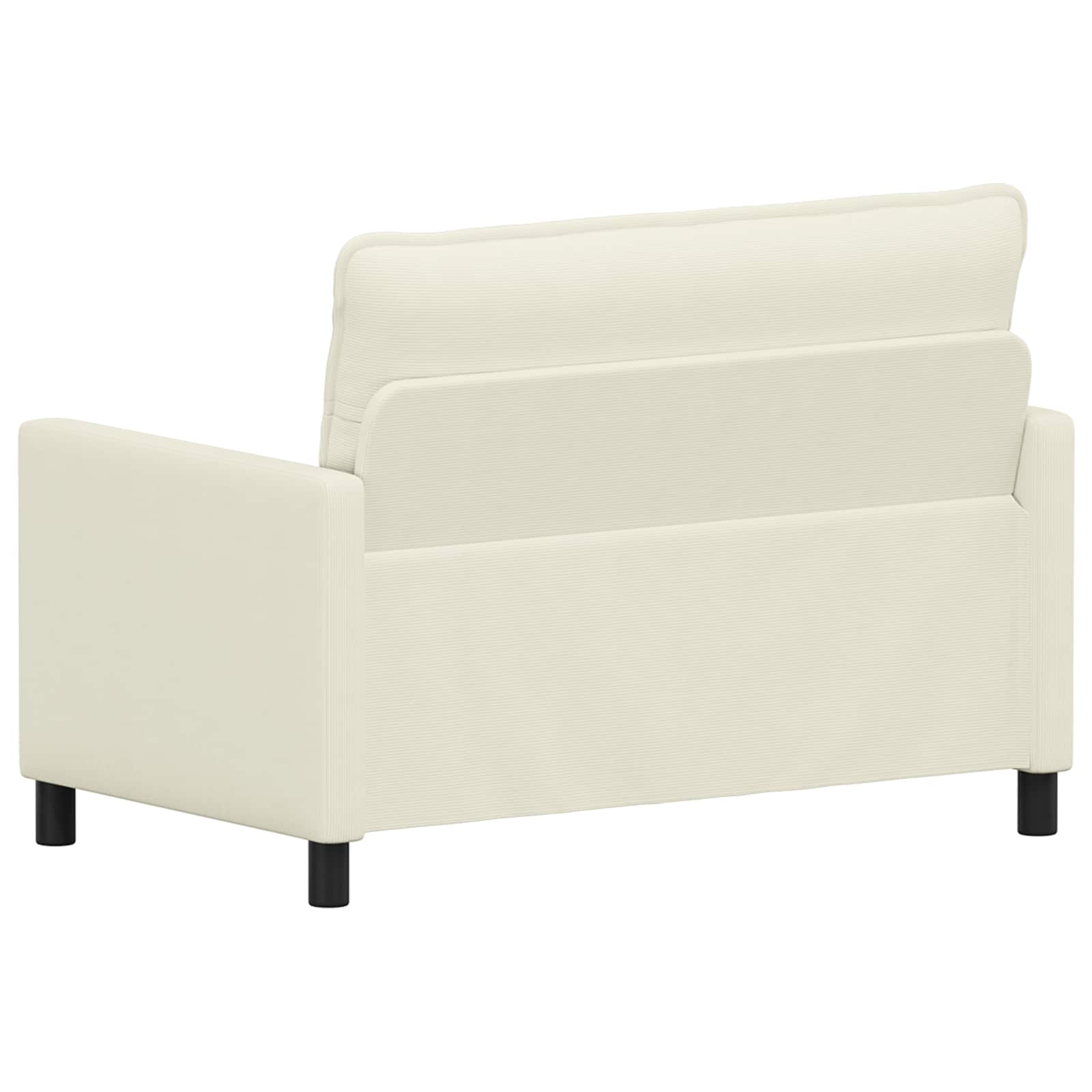 Divano Crema 126 x 81 x 87,5 cm Tessuto | homemem39