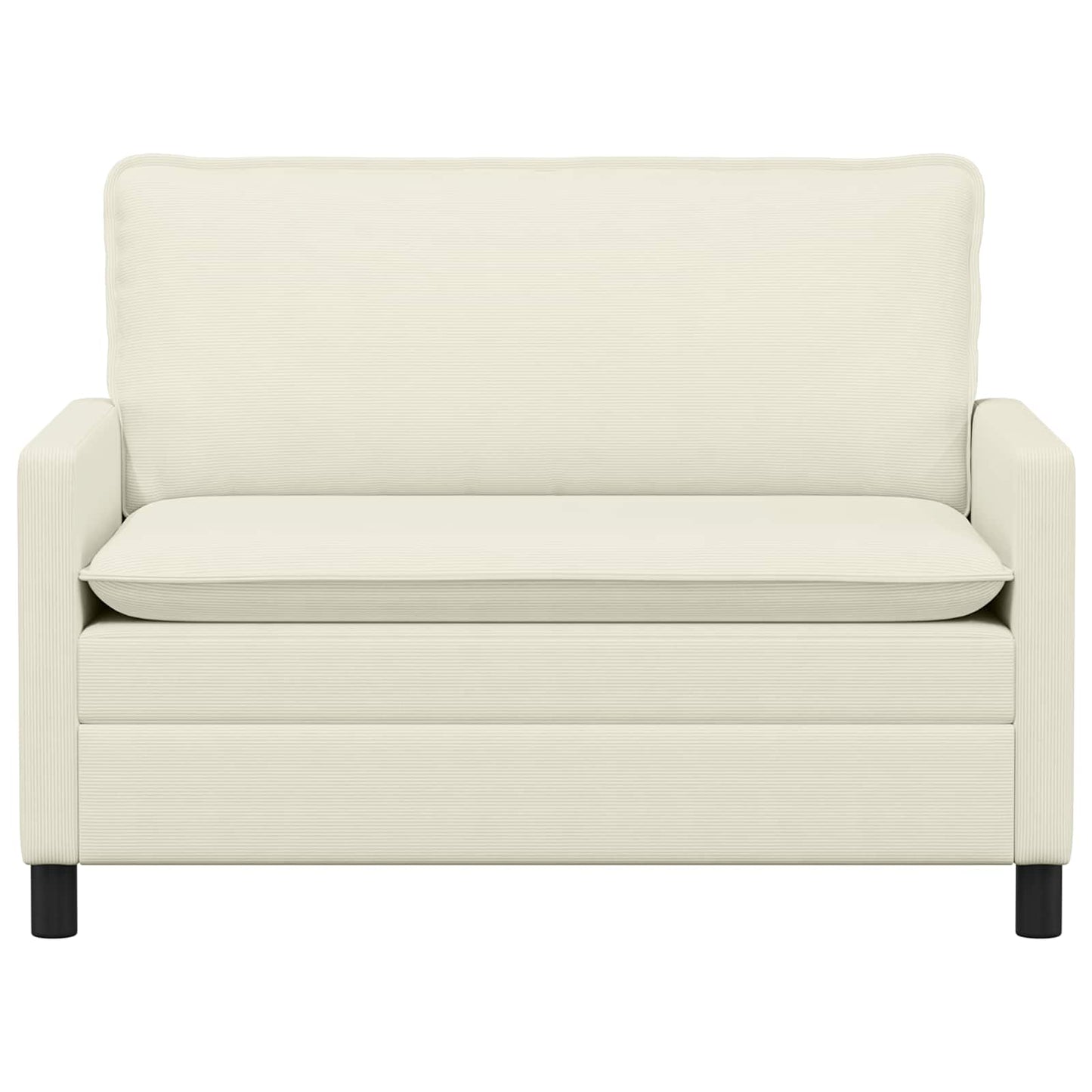 Divano Crema 126 x 81 x 87,5 cm Tessuto