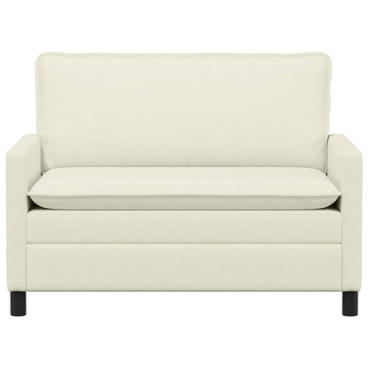 Divano Crema 126 x 81 x 87,5 cm Tessuto