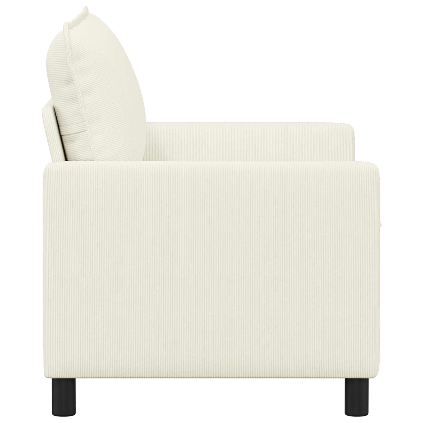 Divano Crema 126 x 81 x 87,5 cm Tessuto | homemem39