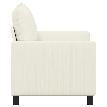 Divano Crema 126 x 81 x 87,5 cm Tessuto | homemem39