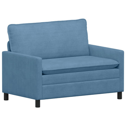 Divano Blu 126 x 81 x 87,5 cm Tessuto | homemem39