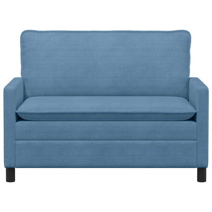 Divano Blu 126 x 81 x 87,5 cm Tessuto | homemem39