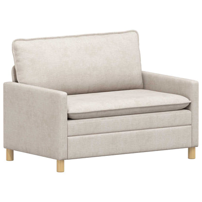 Divano Crema 126 x 81 x 87,5 cm Poliestere | homemem39
