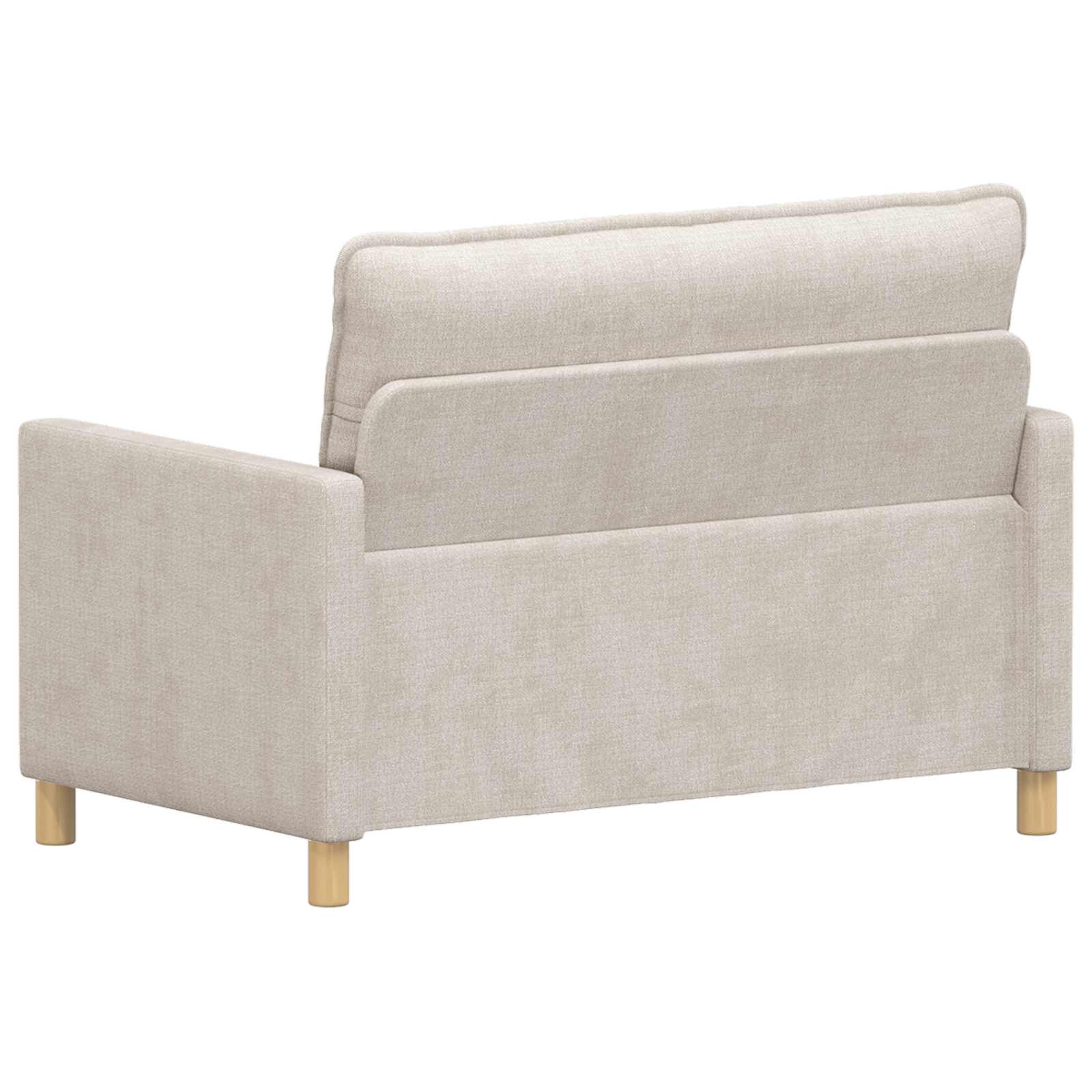 Divano Crema 126 x 81 x 87,5 cm Poliestere | homemem39