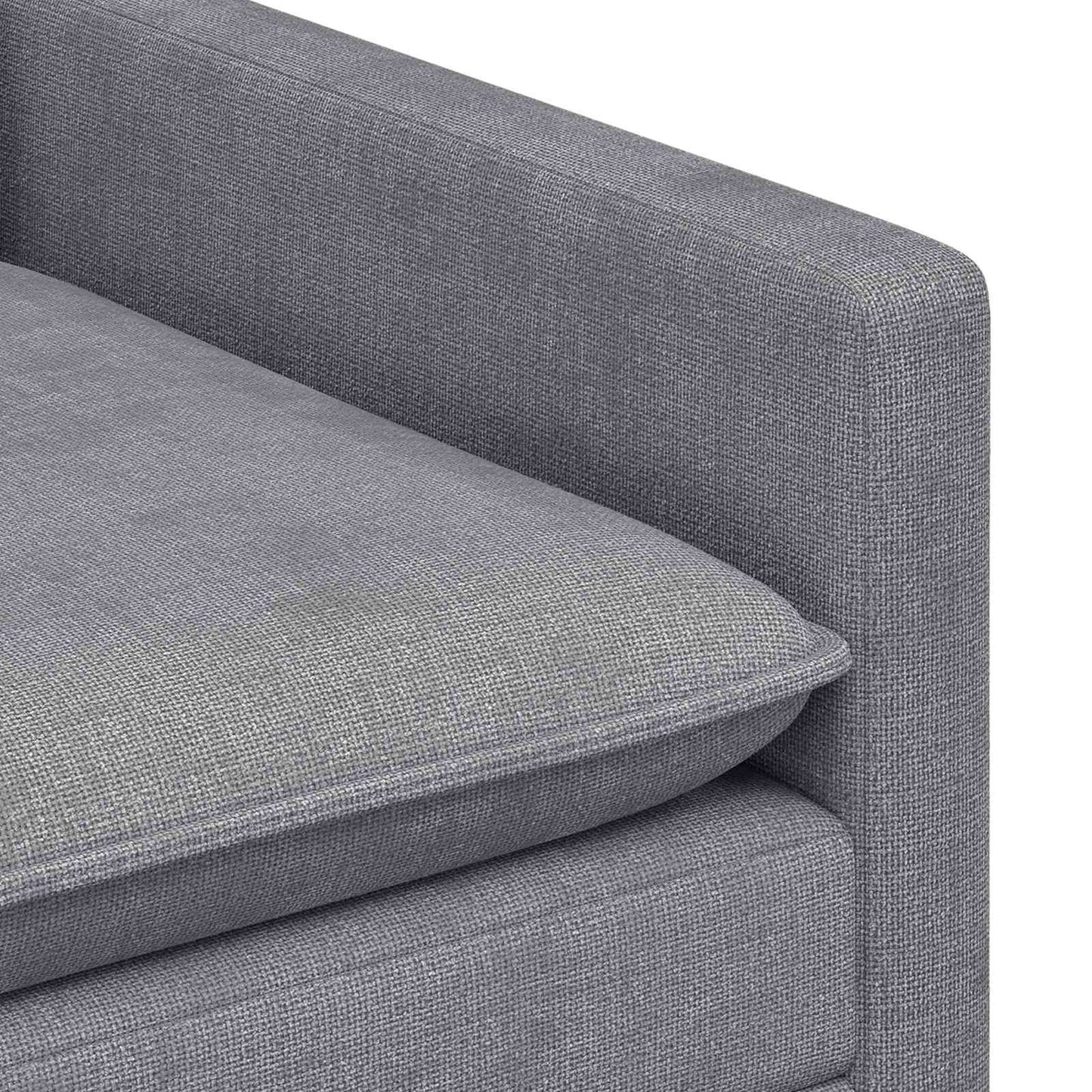 Divano Grigio Chiaro 126 x 81 x 87,5 cm Poliestere | homemem39