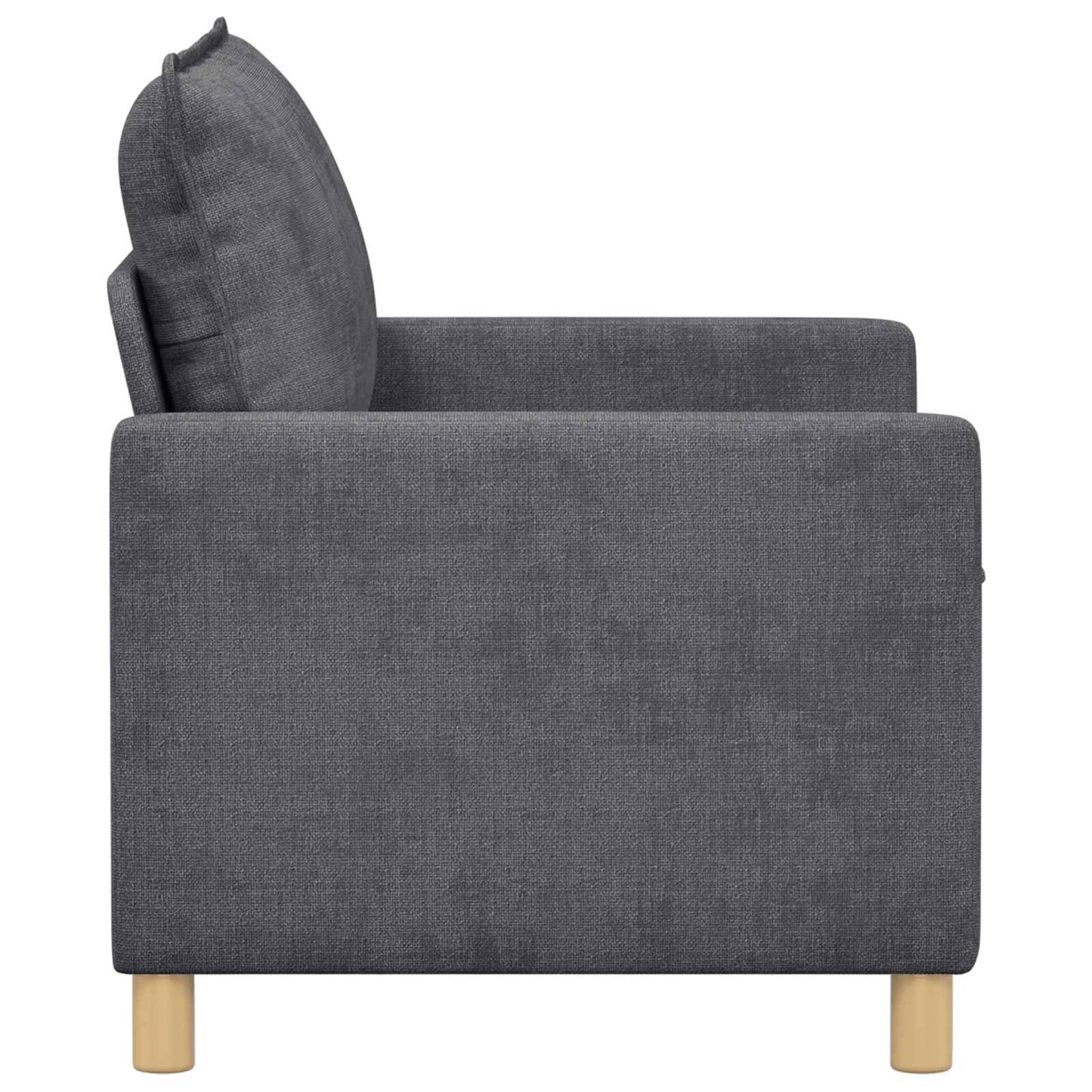 Divano Grigio Scuro 126 x 81 x 87,5 cm Poliestere | homemem39