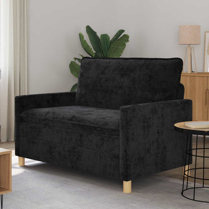 Divano Nero 126 x 81 x 87,5 cm Poliestere