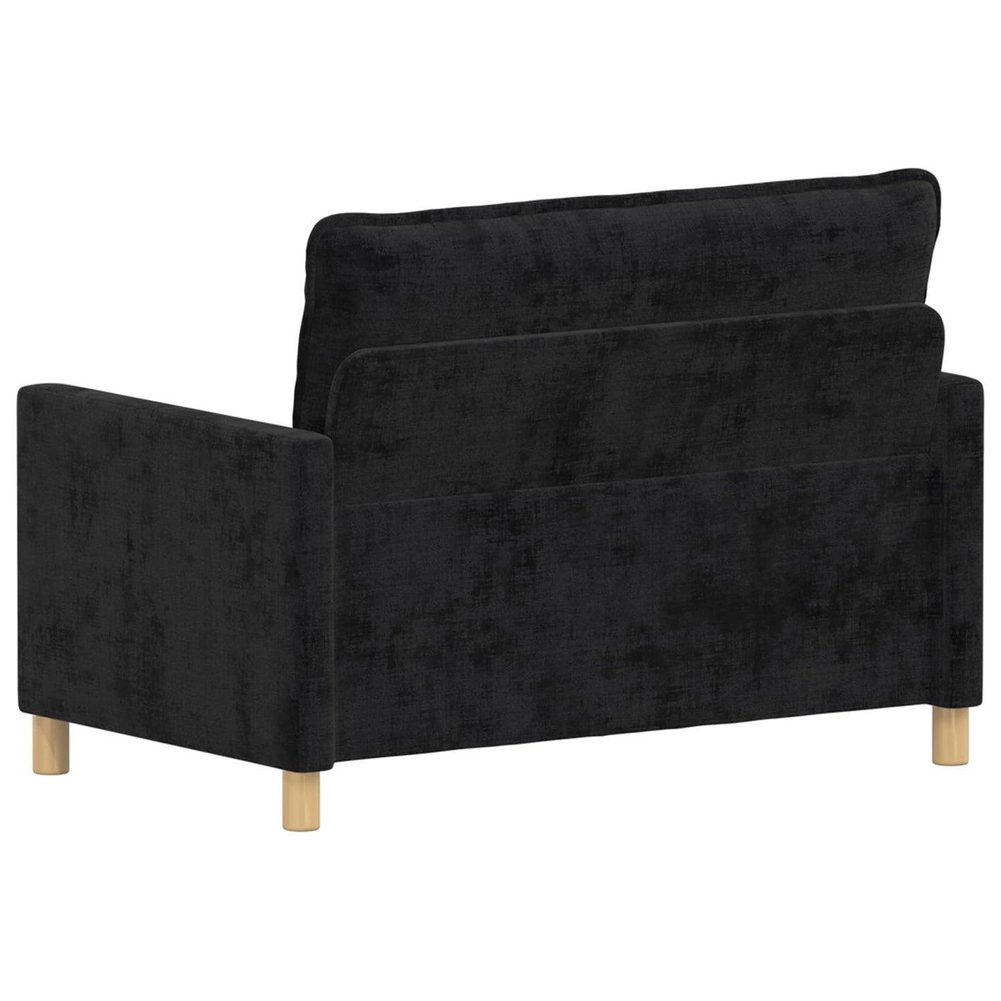 Divano Nero 126 x 81 x 87,5 cm Poliestere | homemem39