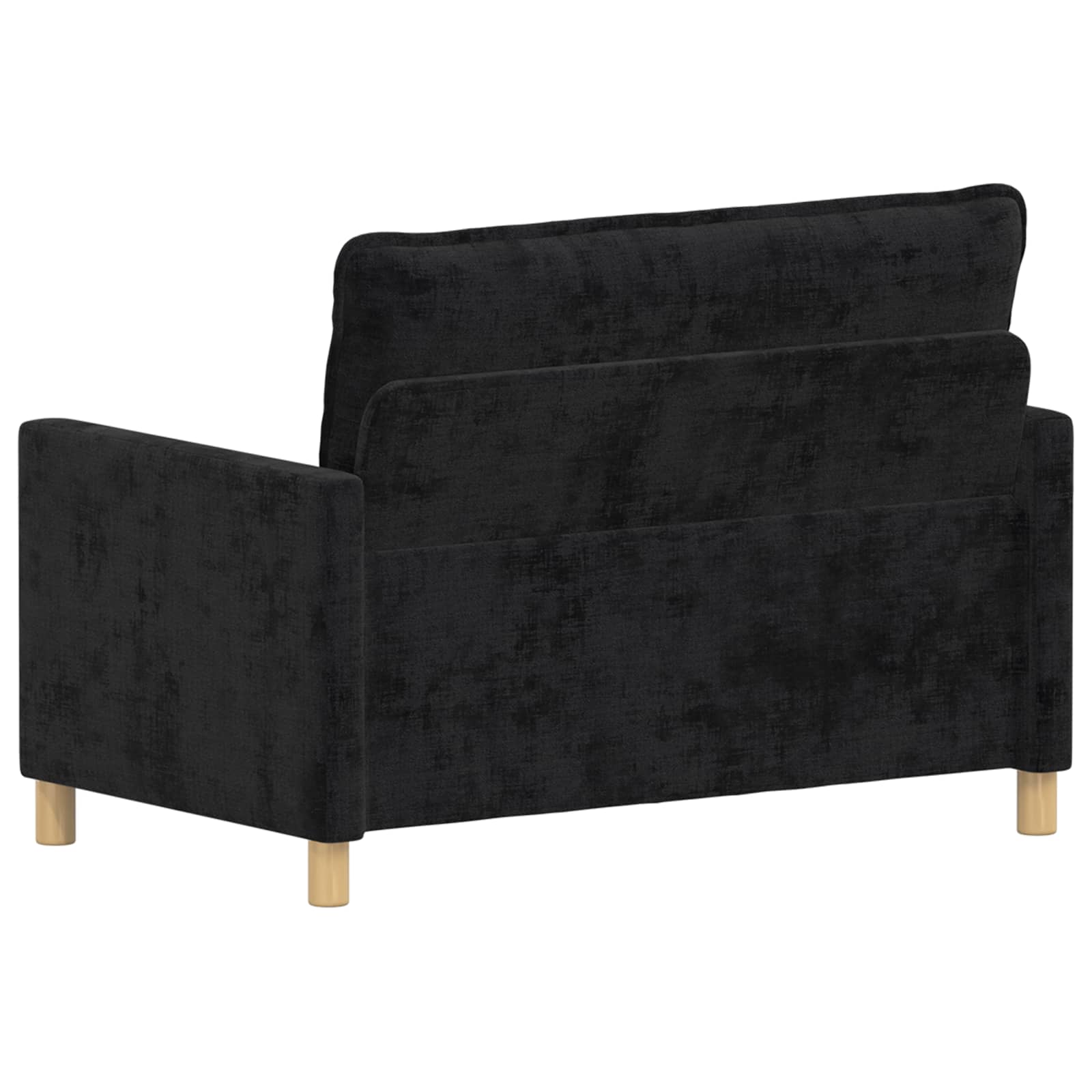 Divano Nero 126 x 81 x 87,5 cm Poliestere | homemem39
