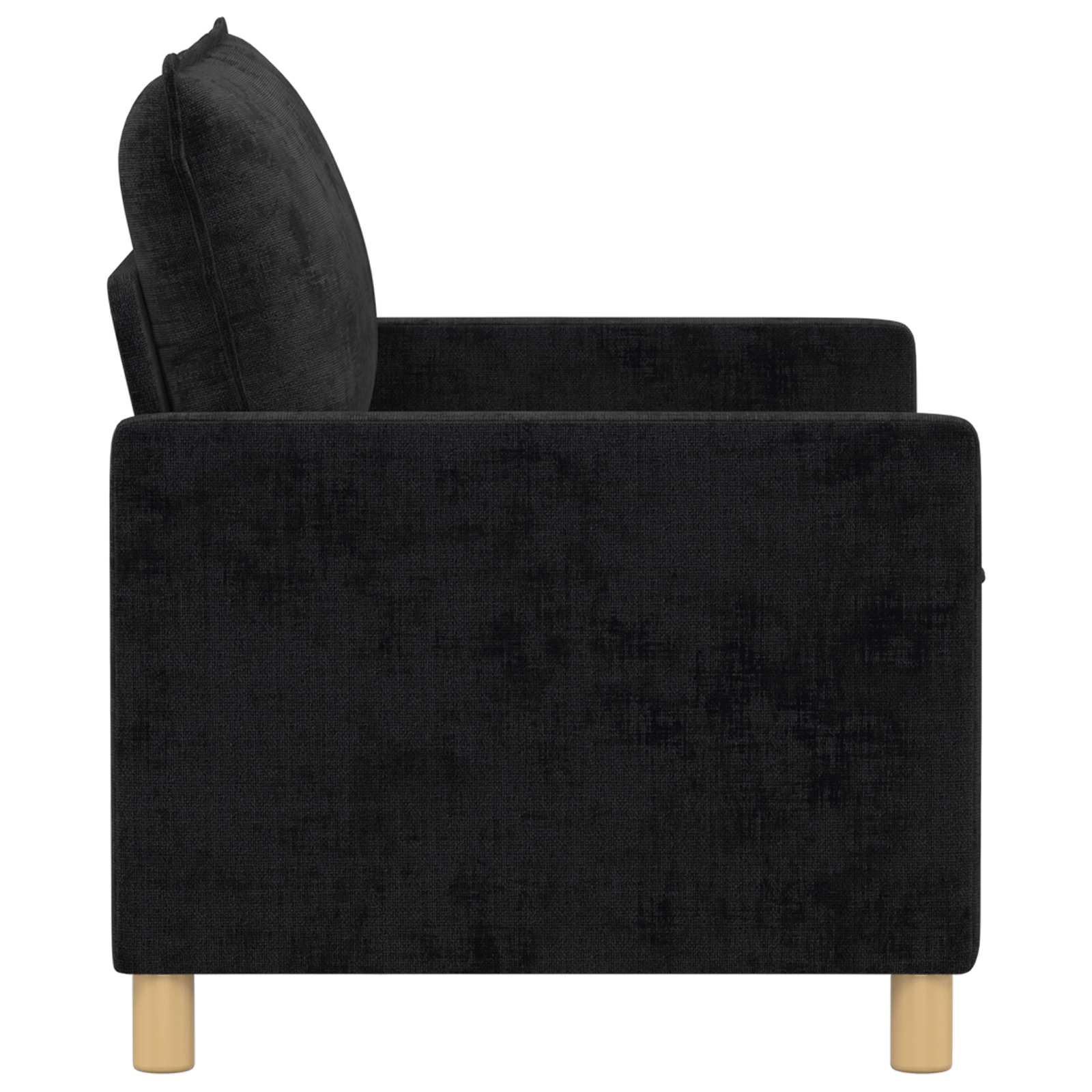 Divano Nero 126 x 81 x 87,5 cm Poliestere | homemem39