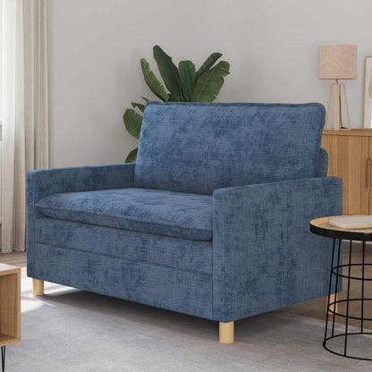 Divano Blu 126 x 81 x 87,5 cm Poliestere | homemem39