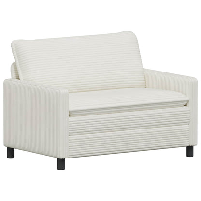 Divano Crema 126 x 81 x 87,5 cm Poliestere | homemem39