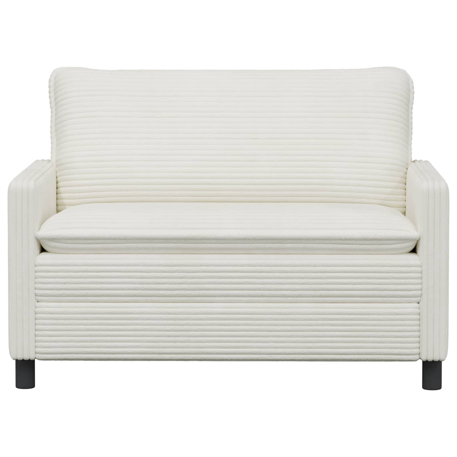 Divano Crema 126 x 81 x 87,5 cm Poliestere | homemem39