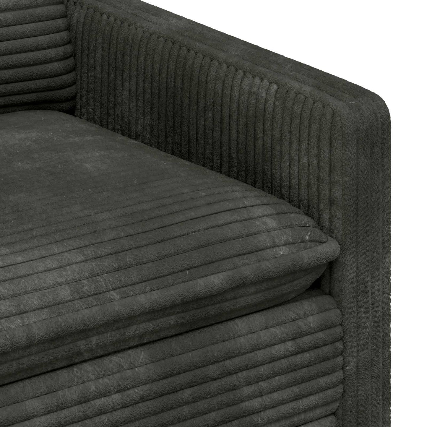 Divano Antracite 126 x 81 x 87,5 cm Poliestere | homemem39