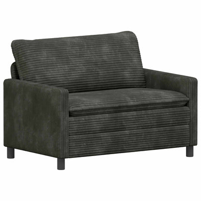 Divano Antracite 126 x 81 x 87,5 cm Poliestere | homemem39