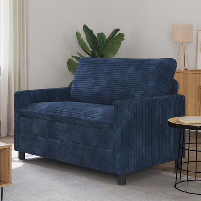 Divano Blu navy 126 x 81 x 87,5 cm Poliestere | homemem39