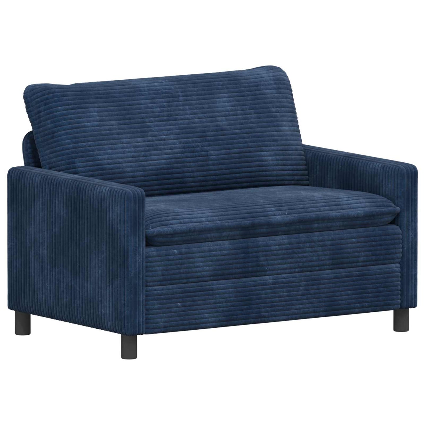 Divano Blu navy 126 x 81 x 87,5 cm Poliestere | homemem39