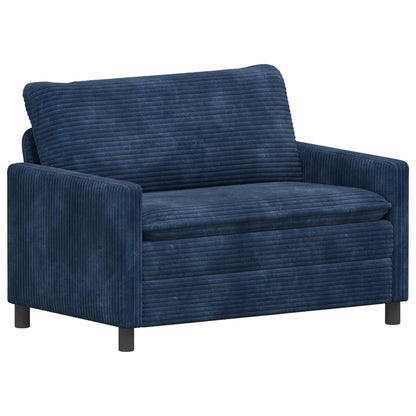 Divano Blu navy 126 x 81 x 87,5 cm Poliestere | homemem39
