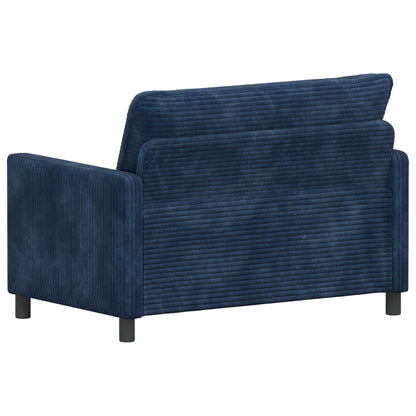 Divano Blu navy 126 x 81 x 87,5 cm Poliestere | homemem39
