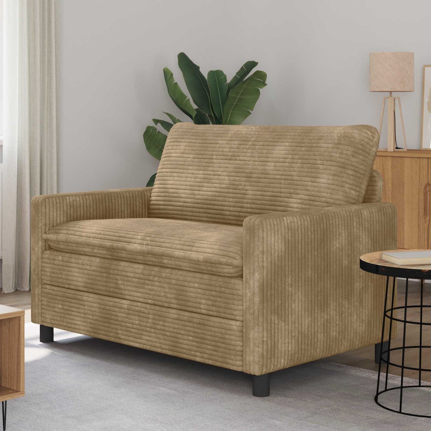 Divano Tortora 126 x 81 x 87,5 cm Poliestere | homemem39