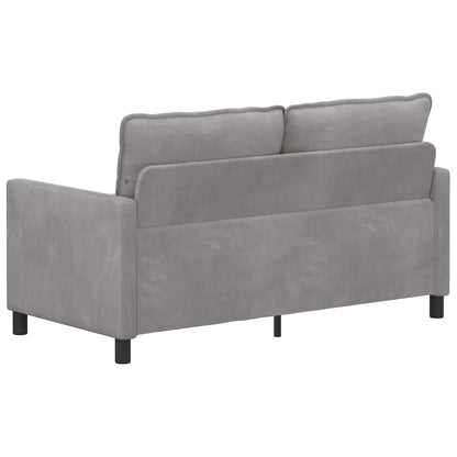 Divano Grigio Chiaro 156 x 81 x 87,5 cm Velluto