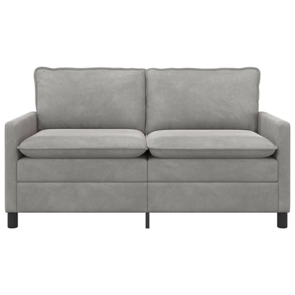 Divano Grigio Chiaro 156 x 81 x 87,5 cm Velluto | homemem39