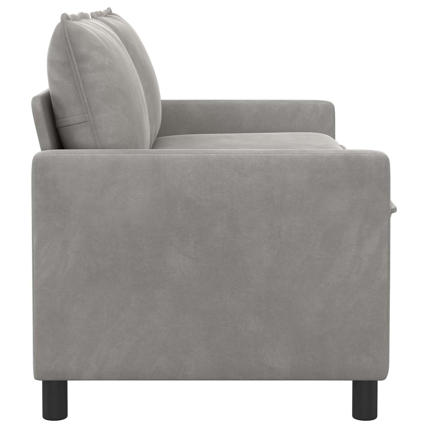 Divano Grigio Chiaro 156 x 81 x 87,5 cm Velluto | homemem39
