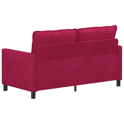 Divano Rosso Vino 156 x 81 x 87,5 cm Velluto | homemem39