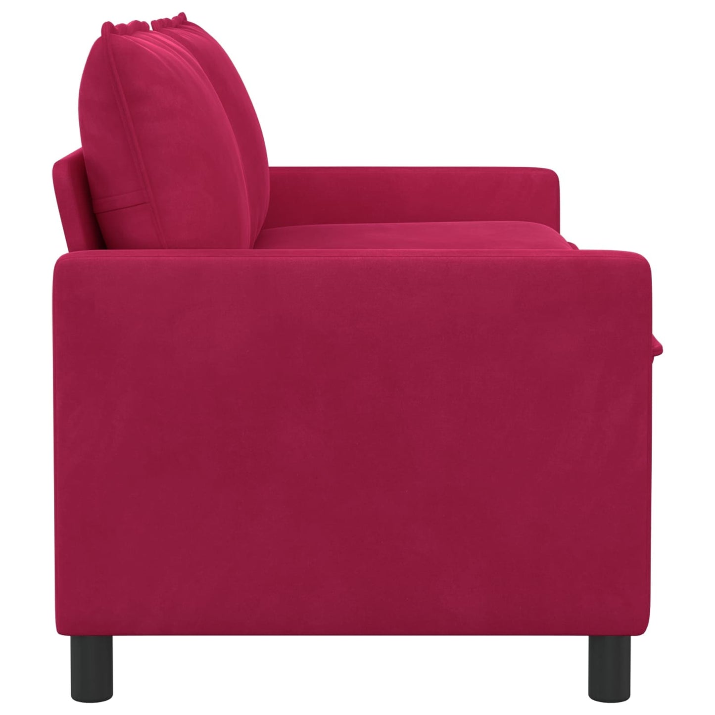 Divano Rosso Vino 156 x 81 x 87,5 cm Velluto | homemem39