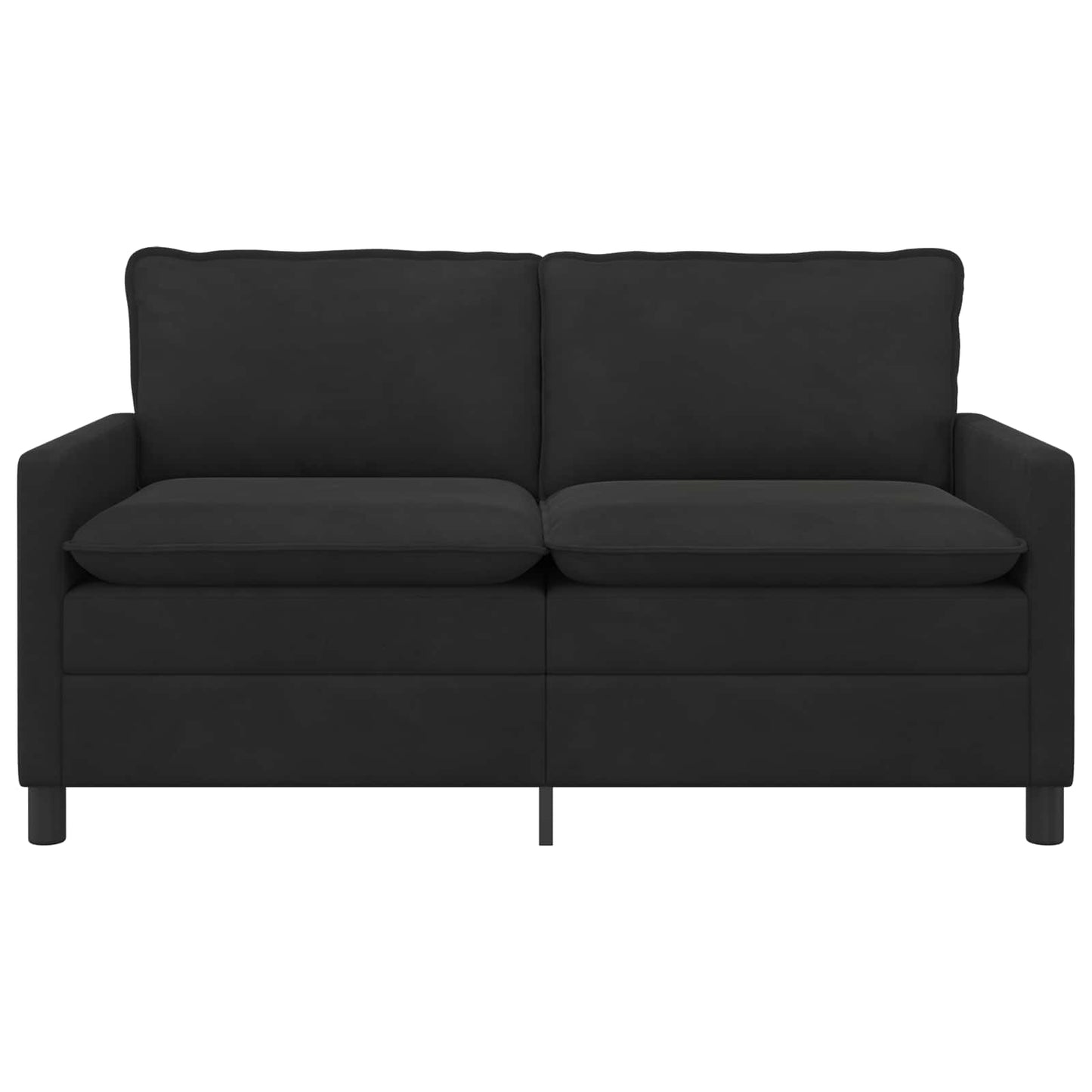 Divano Nero 156 x 81 x 87,5 cm Velluto | homemem39