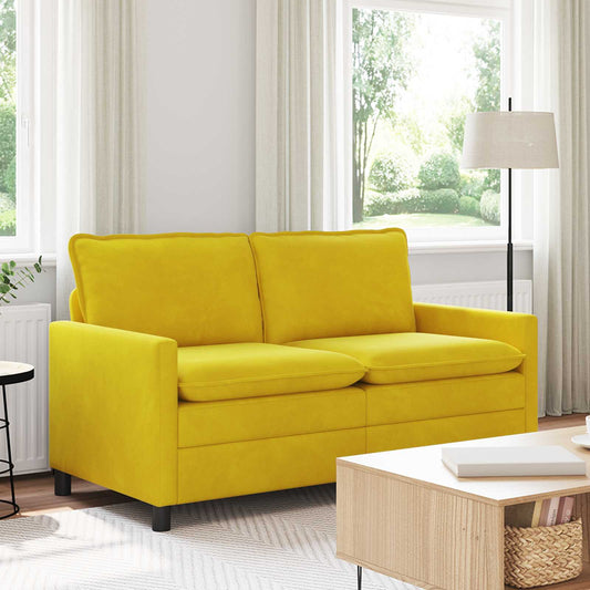 Divano Giallo 156 x 81 x 87,5 cm Velluto | homemem39