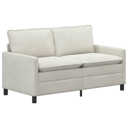 Divano Crema 156 x 81 x 87,5 cm Velluto | homemem39