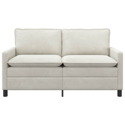 Divano Crema 156 x 81 x 87,5 cm Velluto | homemem39