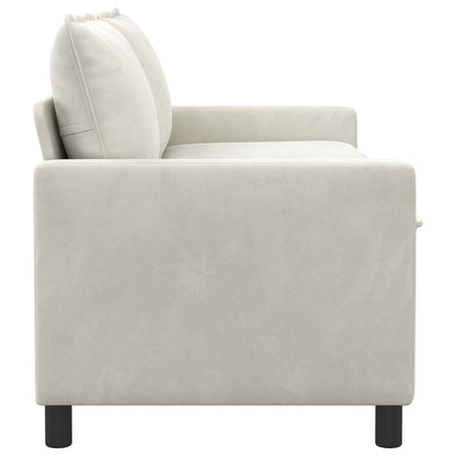 Divano Crema 156 x 81 x 87,5 cm Velluto | homemem39