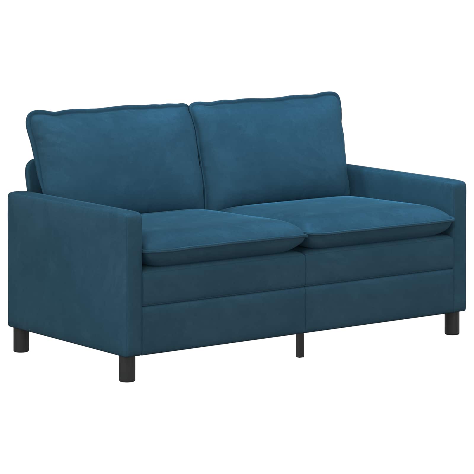 Divano Blu 156 x 81 x 87,5 cm Velluto | homemem39