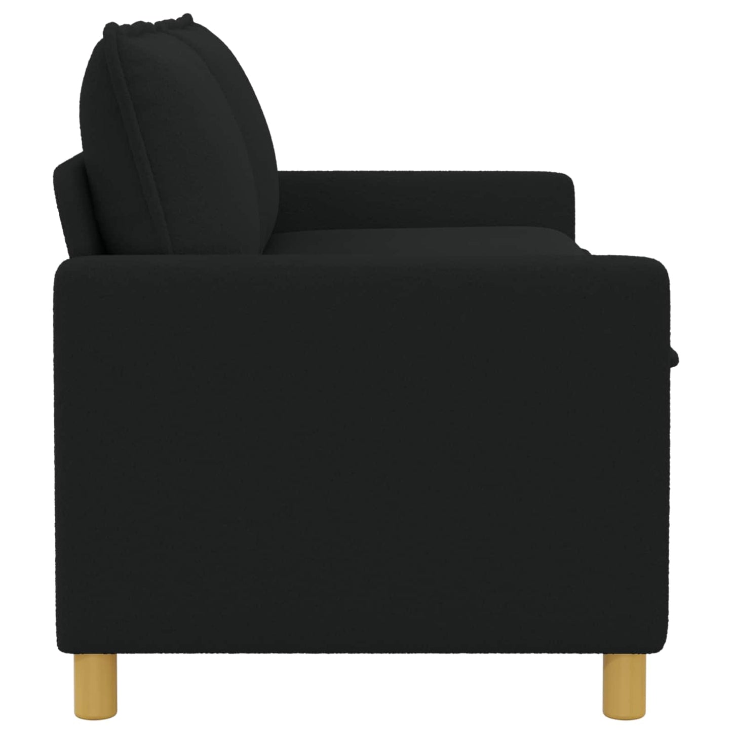 Divano Nero 156 x 81 x 87,5 cm Tessuto | homemem39