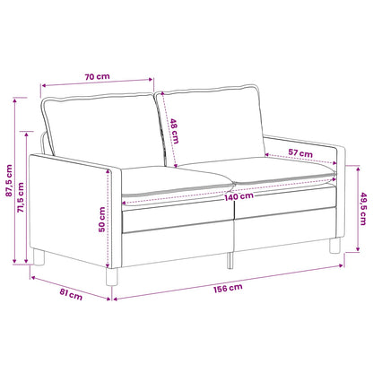 Divano Verde 156 x 81 x 87,5 cm Poliestere | homemem39