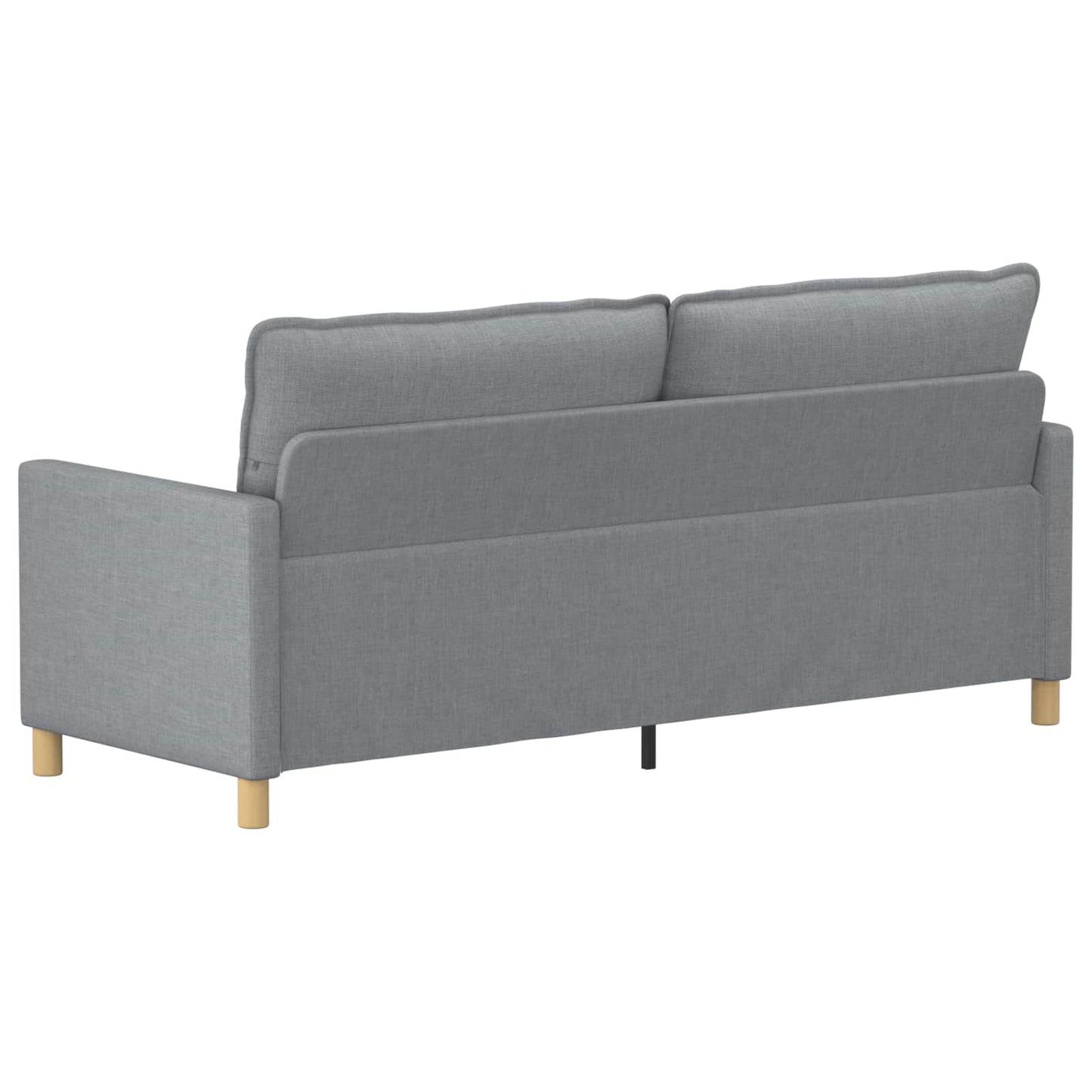 Divano Grigio Chiaro 196 x 81 x 87,5 cm Tessuto