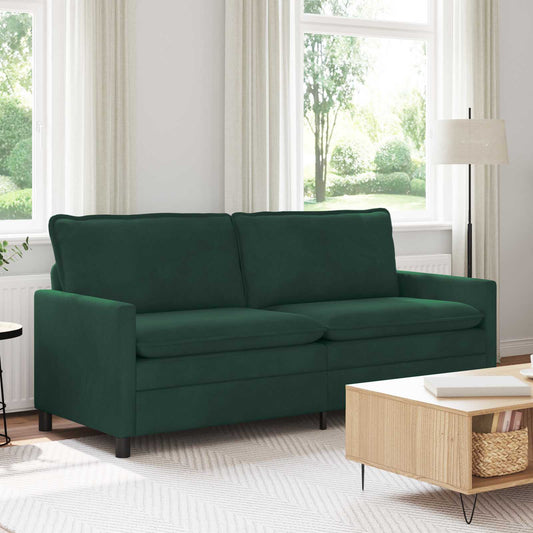 Divano Verde Scuro 196 x 81 x 87,5 cm Velluto | homemem39