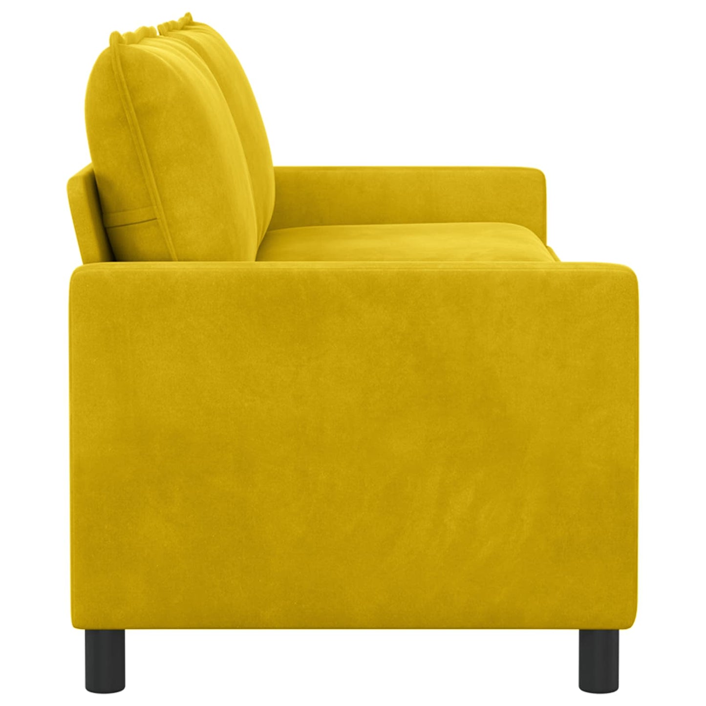 Divano Giallo 196 x 81 x 87,5 cm Velluto | homemem39